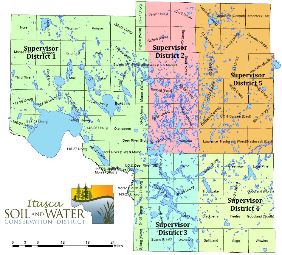 Supervisor District map